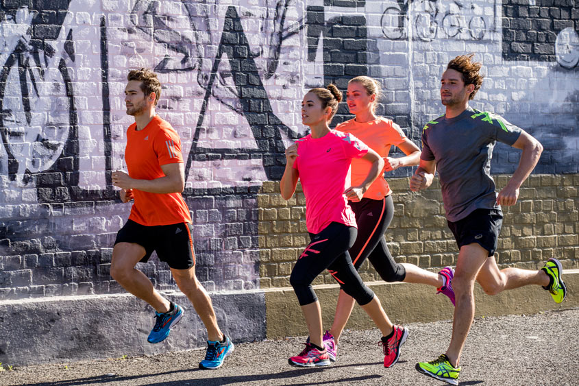 Lauftraining in der Gruppe