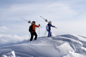 Gemeinsam im Schnee