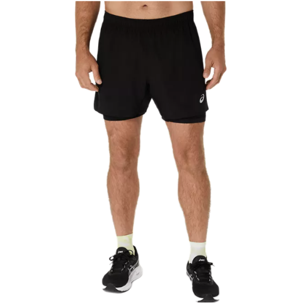 ASICS Herren Laufshorts CORE 2-N-1 5IN SHORT S