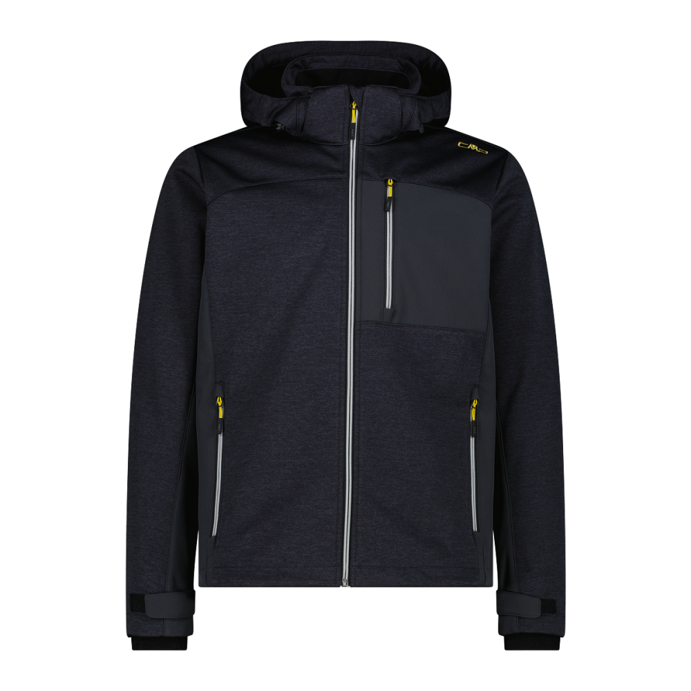 CMP Herren Funktionsjacke Zip Hood Titanio 