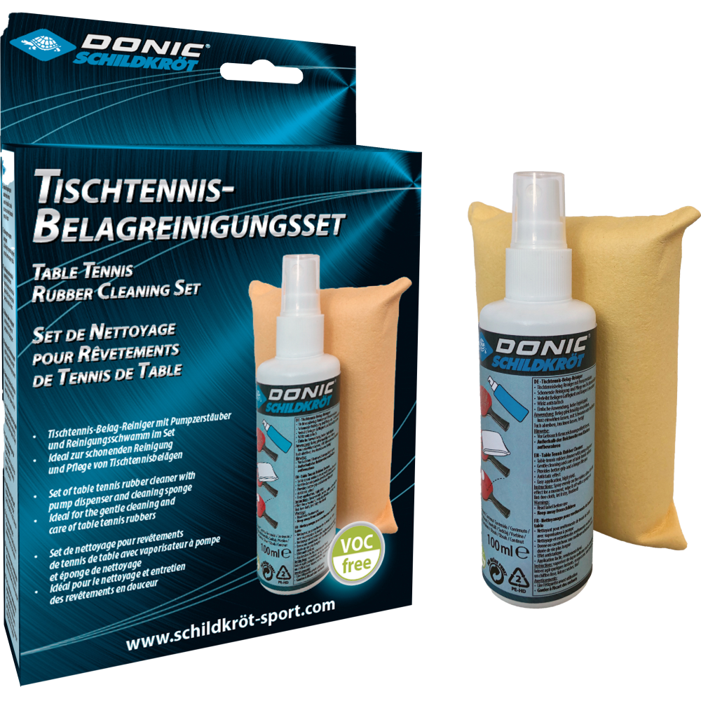 Donic Schildkröt TT-Zubehör Belagreinigungsset -
