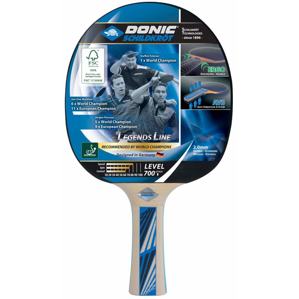 Donic Schildkröt Tischtennis-Schläger LEGENDS 700 FSC -