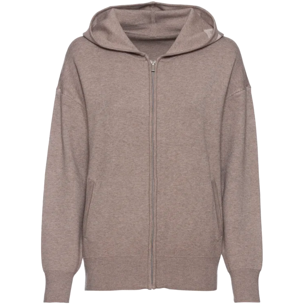 Elbsand Damen Strickjacke mit Kapuze 