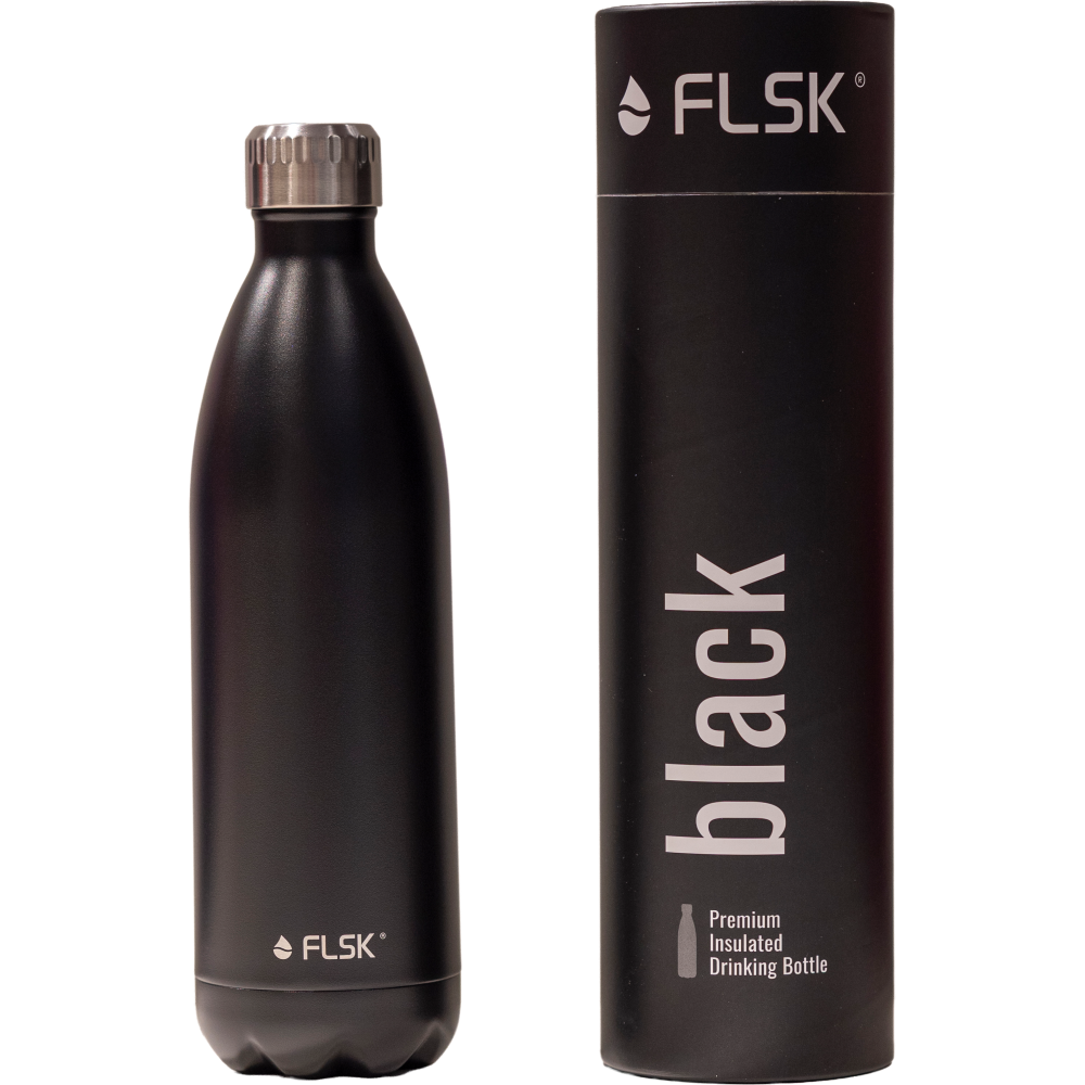 FLSK Trinkflasche 1L Black 1,0