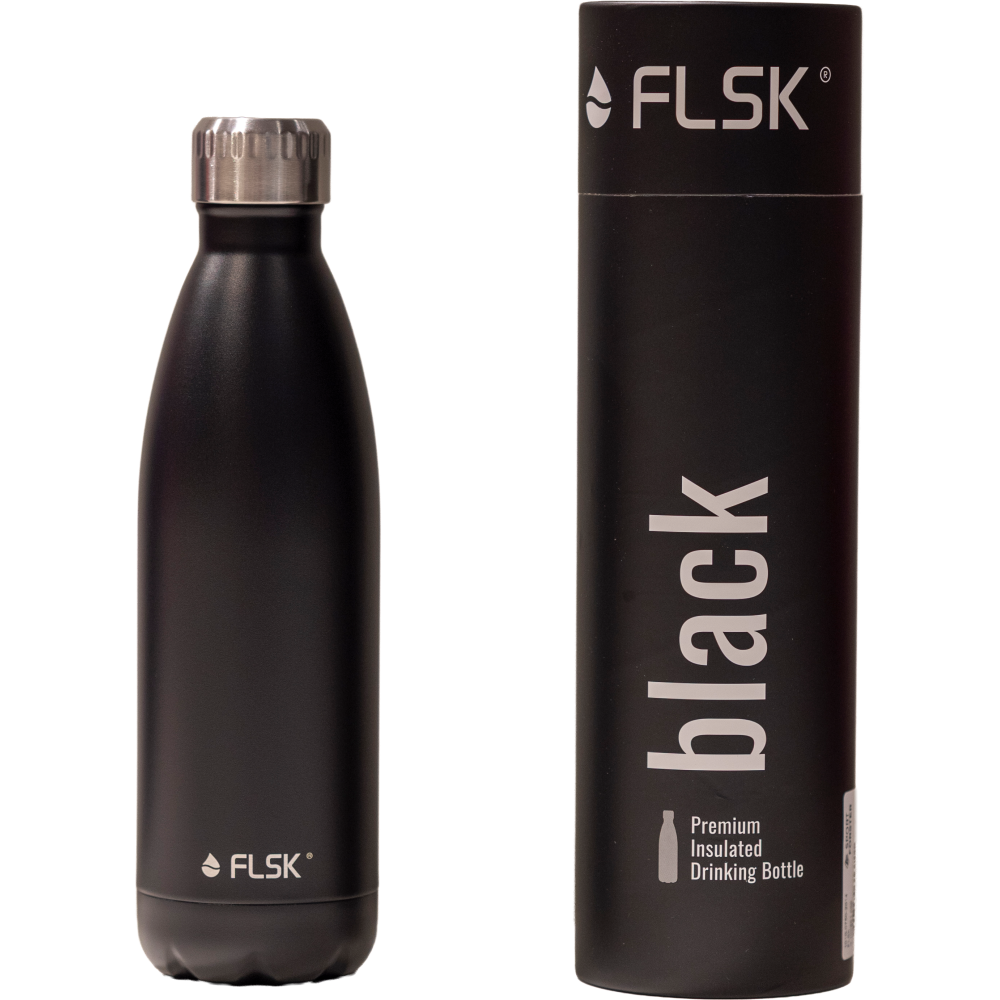 FLSK Trinkflasche 750 ml Black  0,75