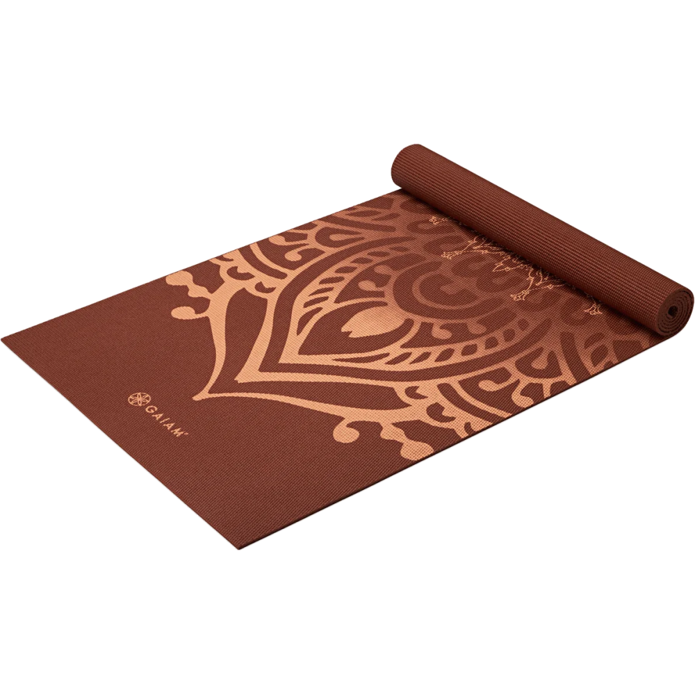 GAIAM Yogamatte Intense Rust Sundial Layers 5mm -