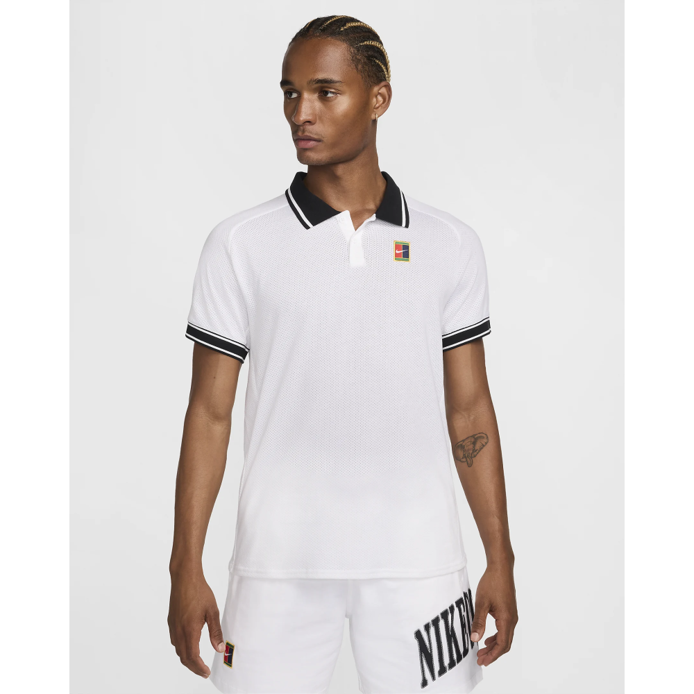 Nike Court Heritage Herren Tennisshirt M