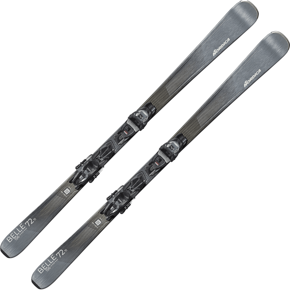 Nordica BELLE 72 TI X Ski mit COMP10 FDT Bindung 150