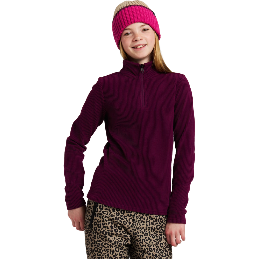 PRTZORA JR 1/4 zip active top Current purple 