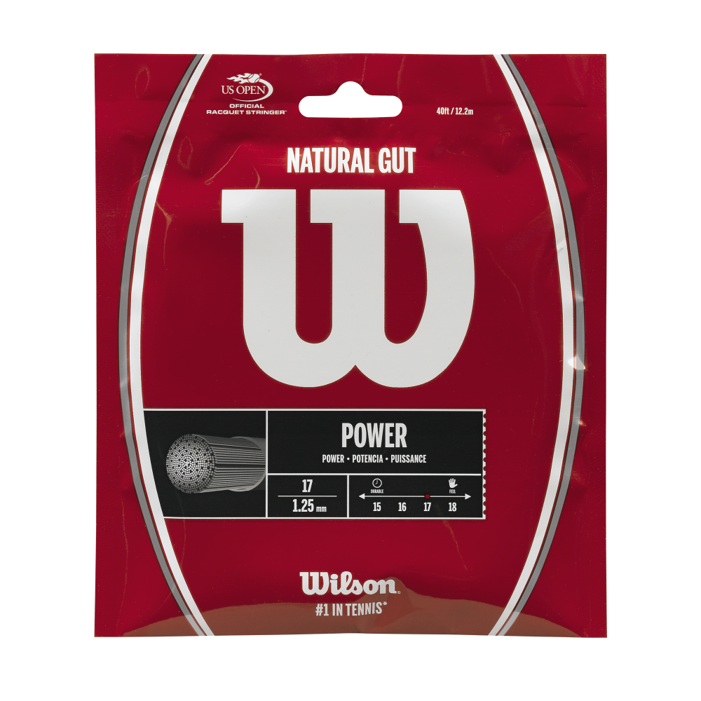 WILSON Natural Gut 1.25mm Naturdarm-Tennissaite -