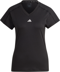 adidas Damen T-Shirt Aeroready Train Essentials Minimal Branding V-Neck 