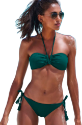 ELBSAND Damen Bandeau Bikini 