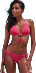 Elsand Damen Triangel-Bikini 