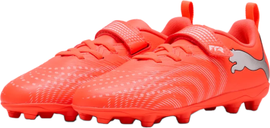 FUTURE 9 PLAY V FG/AG RB Jr Glowing Red-PUMA White-PUMA Black 