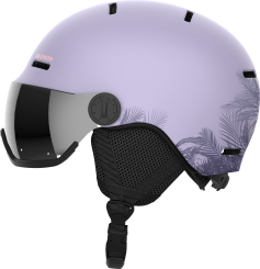 Salomon Kinder Skihelm ORKA VISOR North At/Un FLS RED 