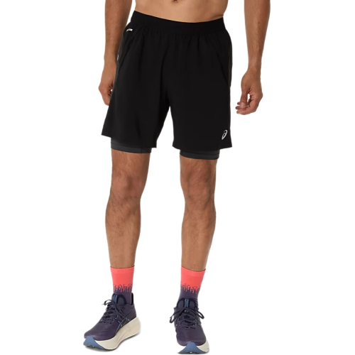 Asics Herren Road 2-in-1 7 Inch Shorts 