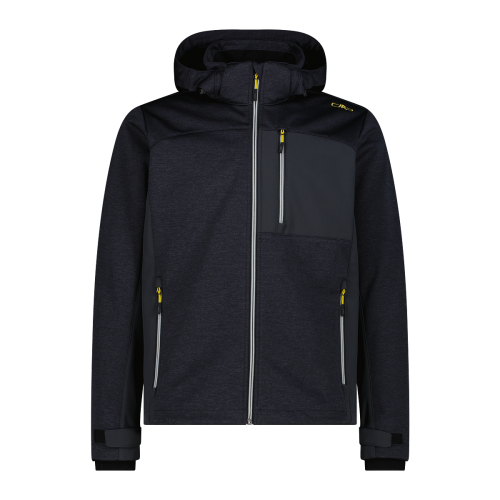 CMP Herren Funktionsjacke Zip Hood Titanio 