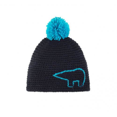 Eisbär Jay Pompon Kinder Mütze  