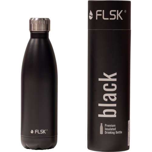 FLSK Trinkflasche 750 ml Black  