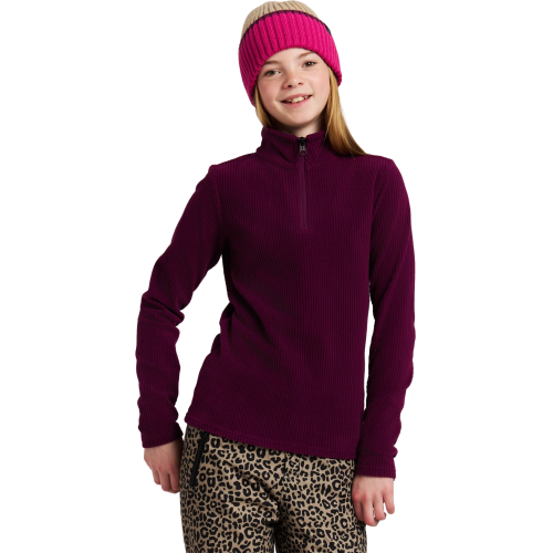 PRTZORA JR 1/4 zip active top Current purple 