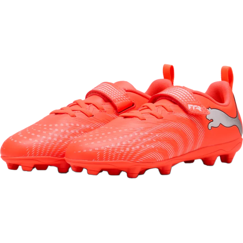 FUTURE 9 PLAY V FG/AG RB Jr Glowing Red-PUMA White-PUMA Black 