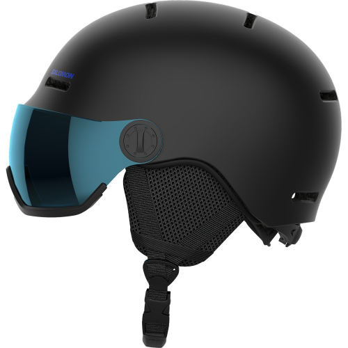 Salomon Kinder Skihelm ORKA VISOR North At/Un FLS RED 