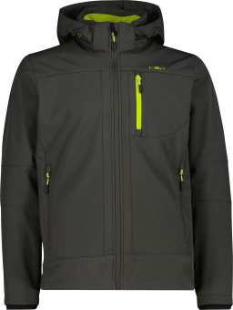 MAN JACKET ZIP HOOD PINE 