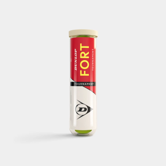 Dunlop FORT TOURNAMENT Dose mit 4 Tennisbällen -