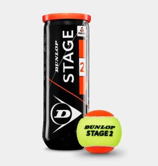 Dunlop Tennisbälle Stage 2 -