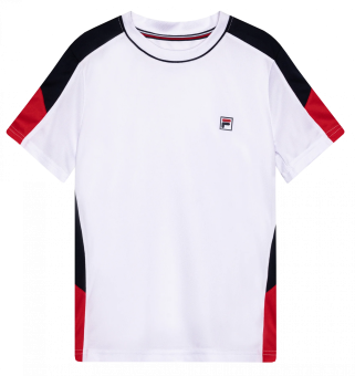 T-Shirt Gabriel Boys navy / fila red comb. 