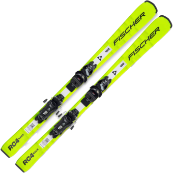 Fischer Kinder Ski RC4 Race Jr Set 
