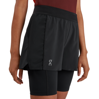 On Damen 2-in-1 Active Laufshorts 