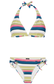 Protest Neckholder-Bikini-Set Kami Gestreift 