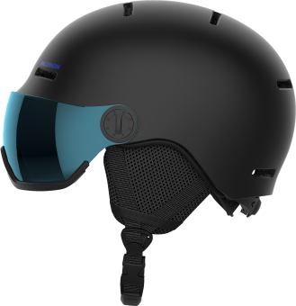 Salomon Kinder Skihelm ORKA VISOR North At/Un FLS RED 