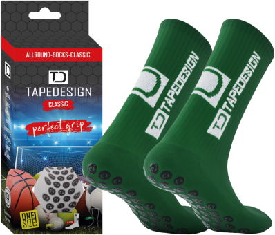 Tapedesign Fussballsocken Allround Classic Grip 1
