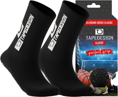 Tapedesign Fussballsocken Allround Classic Grip 1