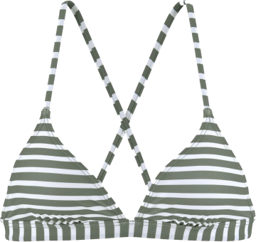 Triangel-Top X A/B oliv-stripe 