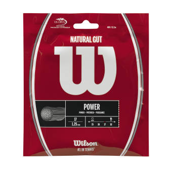 WILSON Natural Gut 1.25mm Naturdarm-Tennissaite -