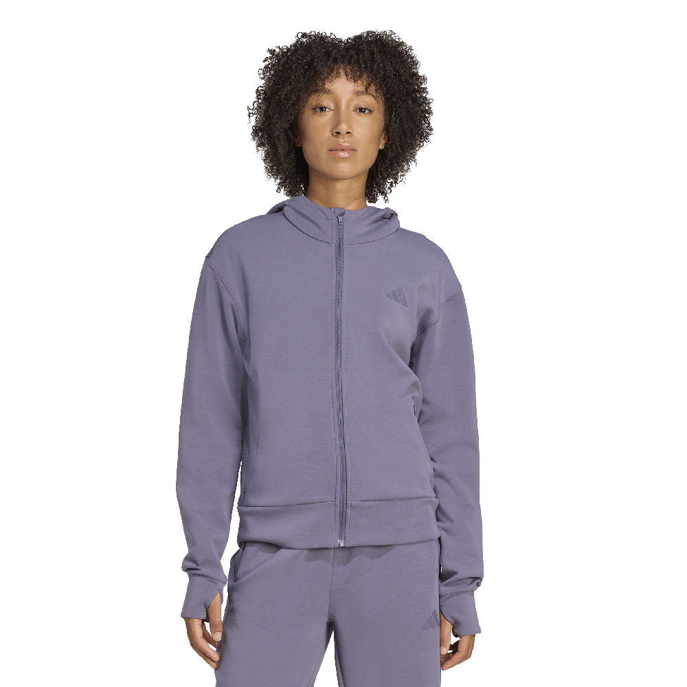 Adidas Damen D4T Full Zip Hoodie S