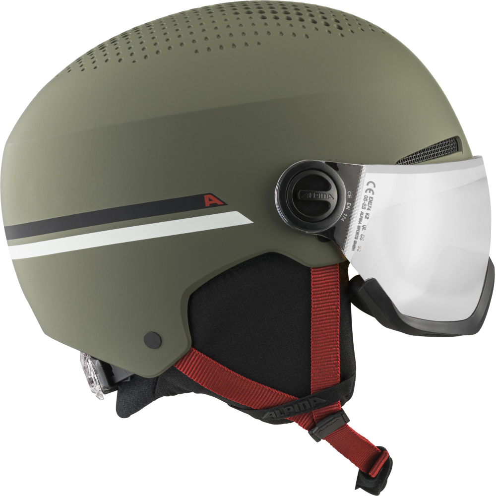 Alpina Kinder Skihelm ZUPO VISOR Q-LITE 51