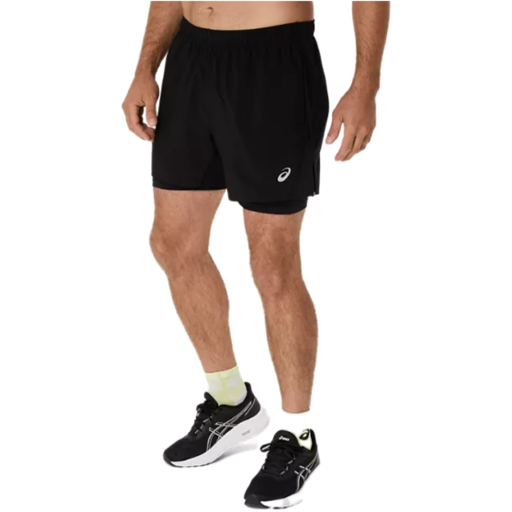 ASICS Herren Laufshorts CORE 2-N-1 5IN SHORT S