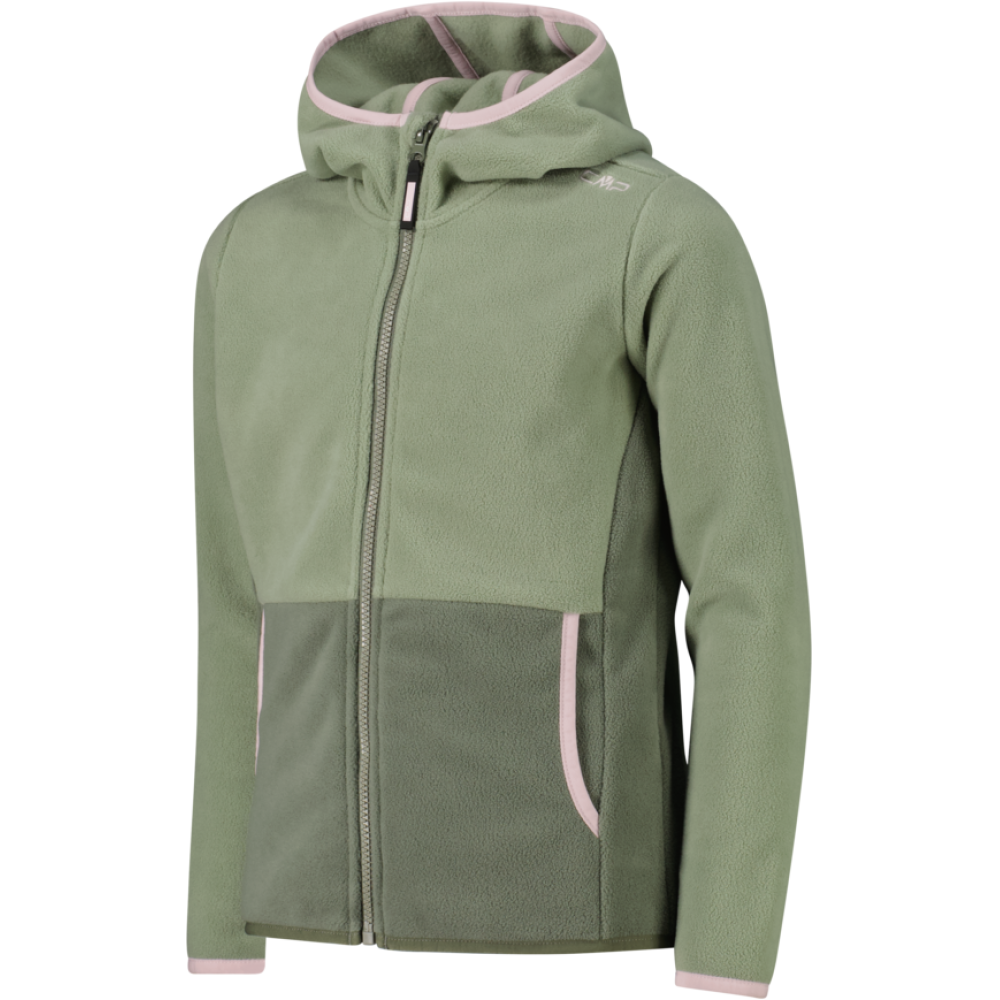 CMP Mädchen Fleecejacke mit Kapuze  