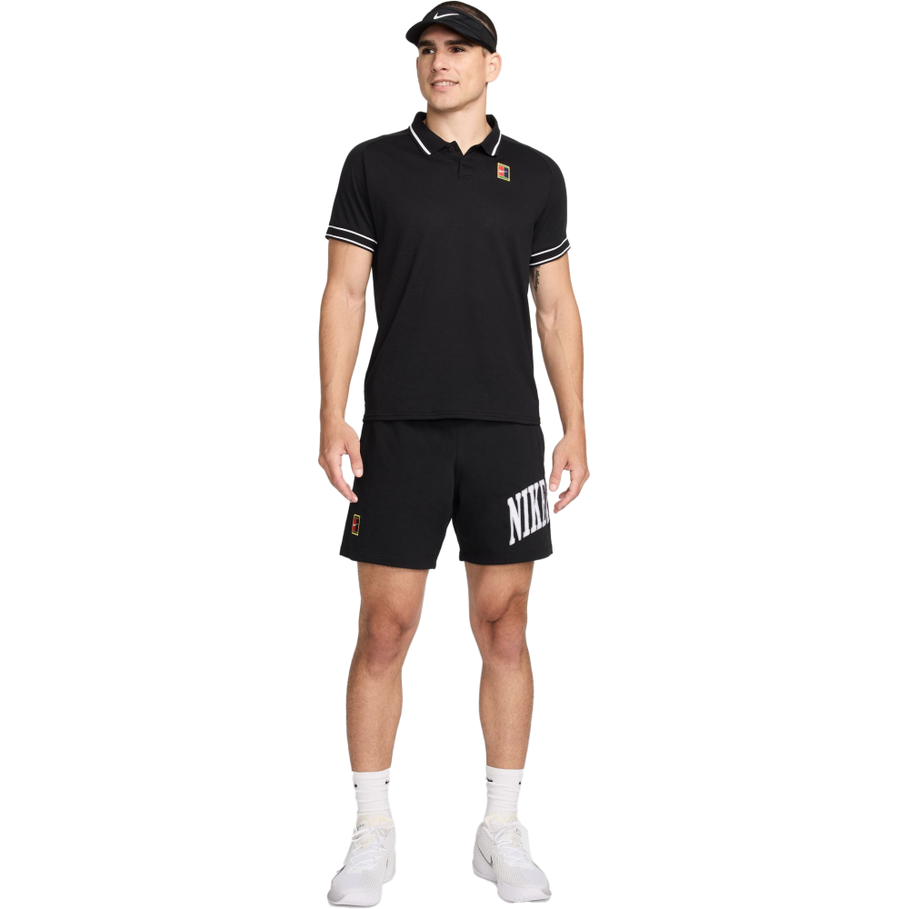 Nike Court Heritage Herren Tennisshirt S