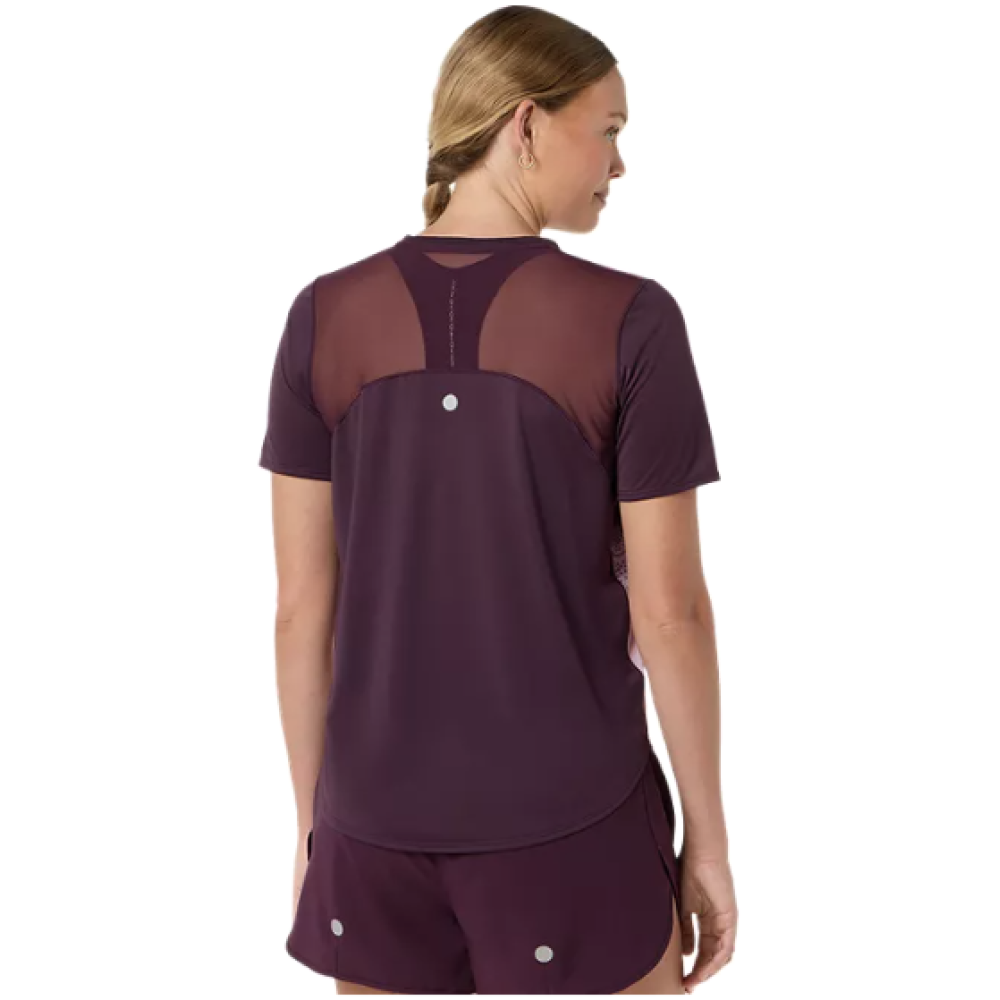 ROAD FADE SS TOP DARK AUBERGINE/HAZY LILAC 