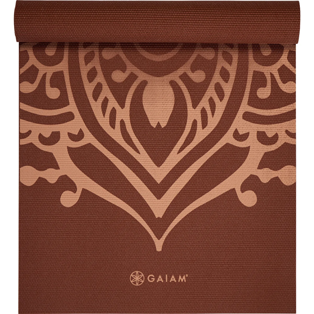 GAIAM Yogamatte Intense Rust Sundial Layers 5mm -