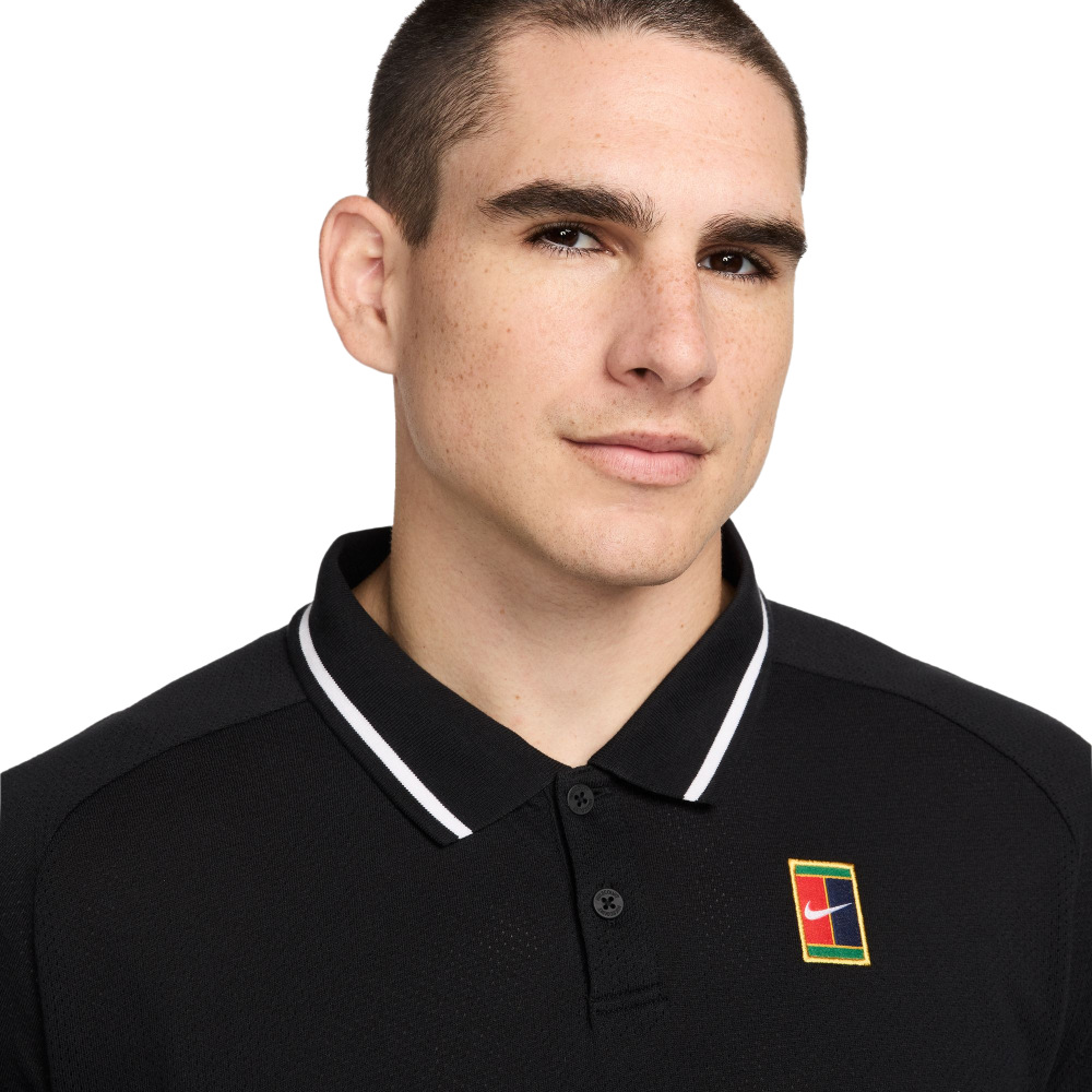 Nike Court Heritage Herren Tennisshirt S