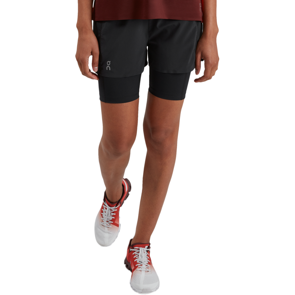 On Damen 2-in-1 Active Laufshorts XS