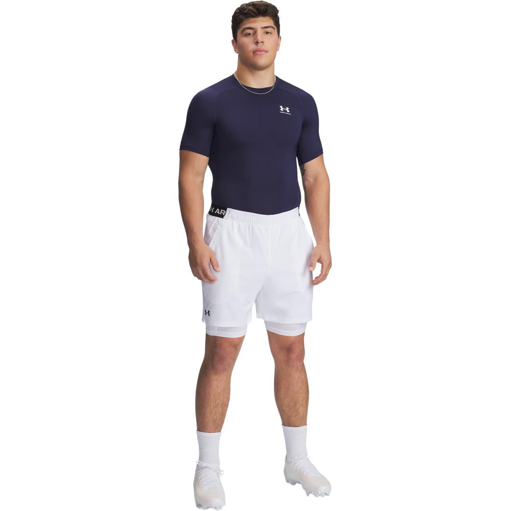UA HG ARMOUR COMP SS MIDNIGHT NAVY 