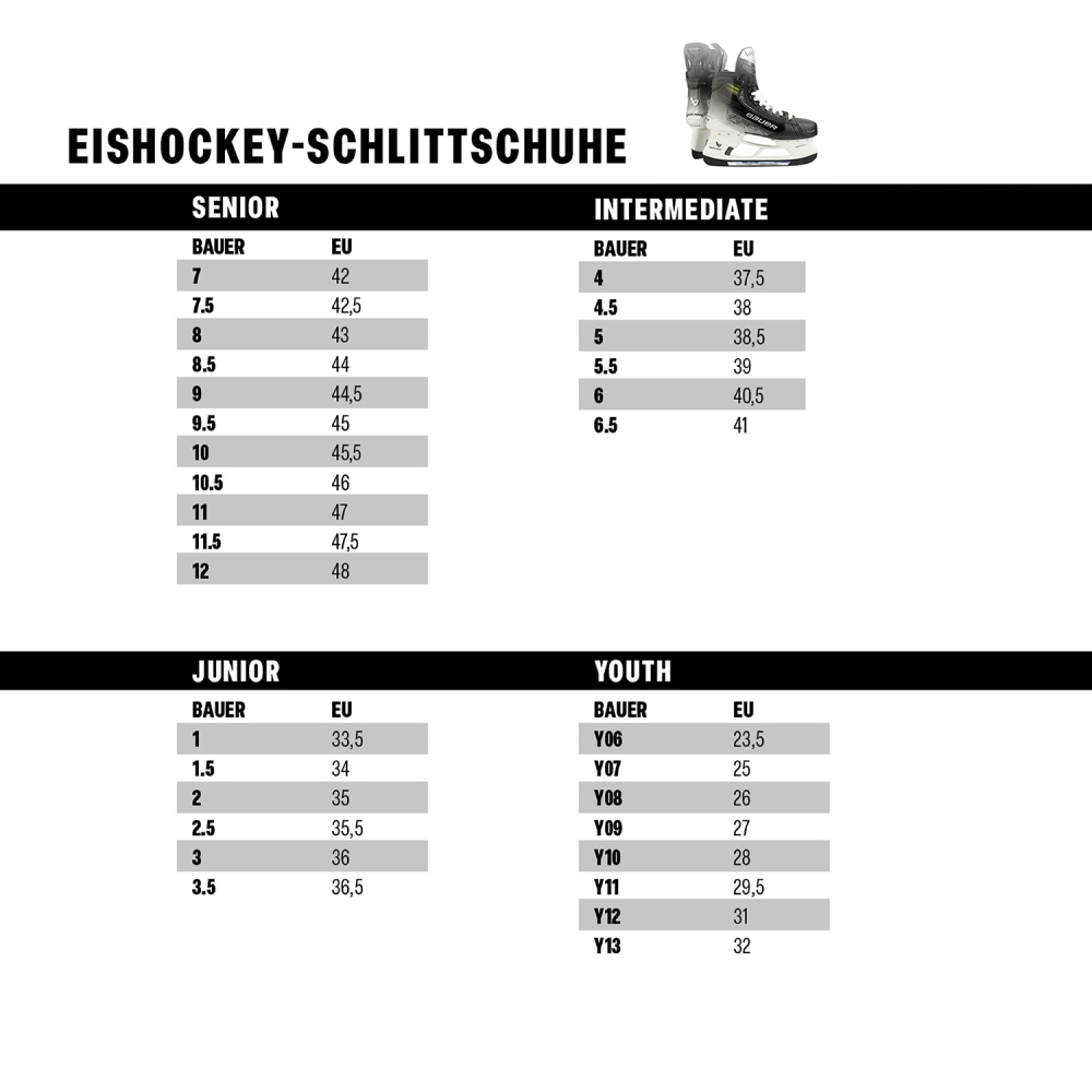 BAUER Supreme Eishockeyschlittschuh 