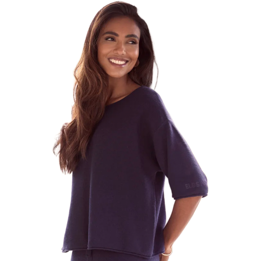Elbsand 3/4 Damen Strickshirt 
